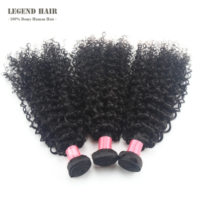 Indian Remy Hair Kinky Curly 3 Pieces/ Bundles Lot