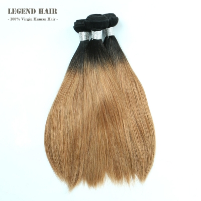 Premium Ombre Hair 1B/27 Straight 3 Pieces/ Bundles Lot