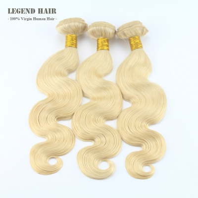 Blonde #613 Body Wave Hair 3 Pieces/ Bundles Lot